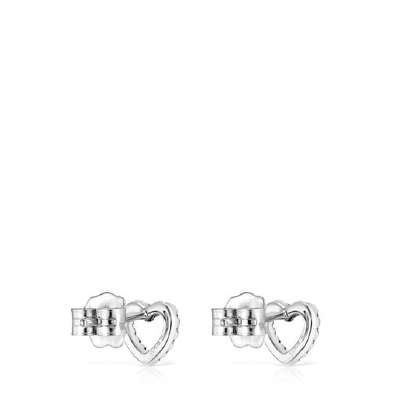Tous Les Classiques Heart With Diamonds Ohrringe Silber | Österreich-UTMJQP985