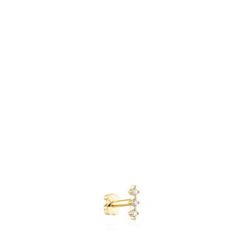 Tous Les Classiques Strip Ear With Diamonds Ohrringe Gold | Österreich-ECNWUI326
