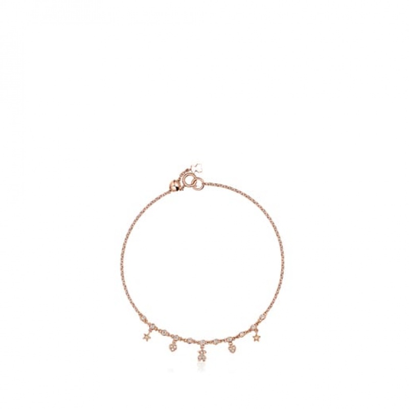 Tous Les Classiques With Diamonds Armband Rosa Gold | Österreich-GBAVRS927