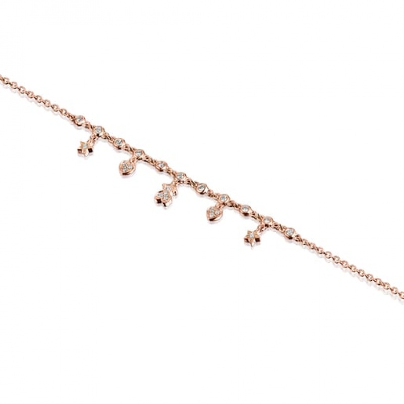 Tous Les Classiques With Diamonds Armband Rosa Gold | Österreich-GBAVRS927