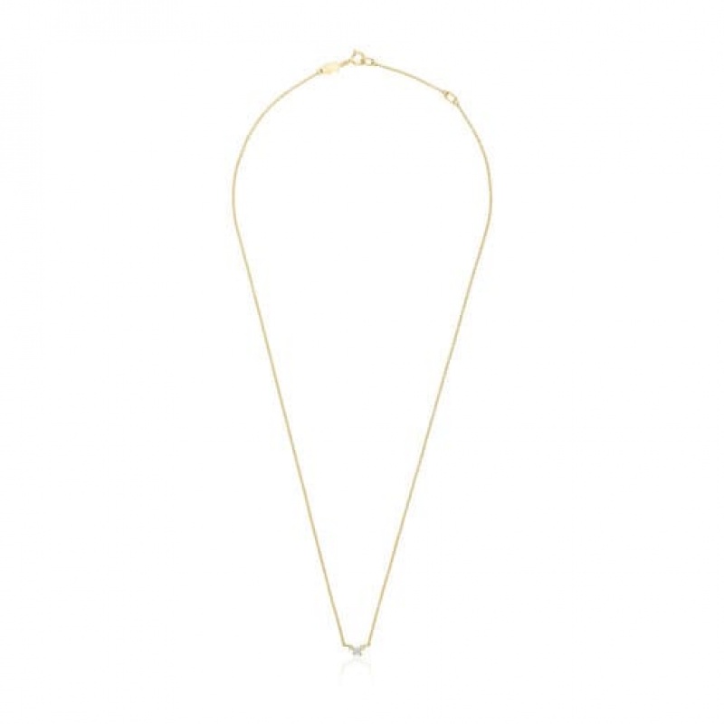 Tous Les Classiques With Diamonds Halskette Gold | Österreich-AZFSVW236