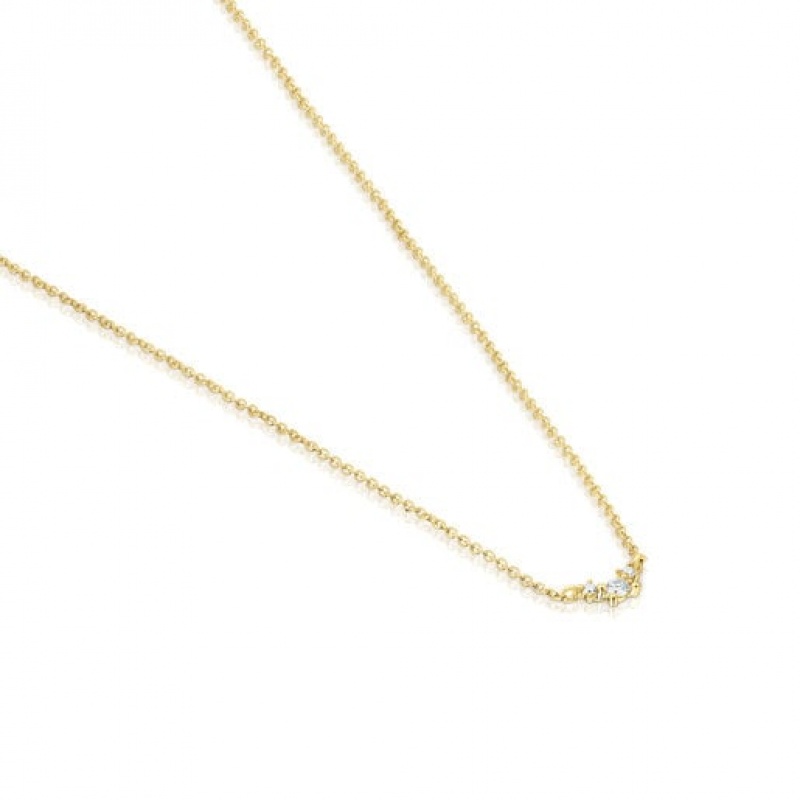Tous Les Classiques With Diamonds Halskette Gold | Österreich-AZFSVW236