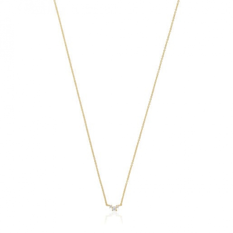 Tous Les Classiques With Diamonds Halskette Gold | Österreich-AZFSVW236