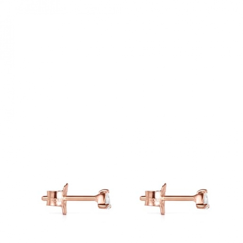 Tous Light With Diamonds Ohrringe Rosa Gold | Österreich-DQVBPN256