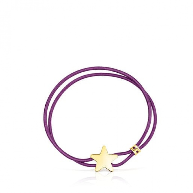 Tous LilacElastic Sweet Dolls With Star Armband Lila Gold | Österreich-LDVWNI714