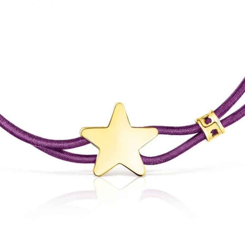 Tous LilacElastic Sweet Dolls With Star Armband Lila Gold | Österreich-LDVWNI714