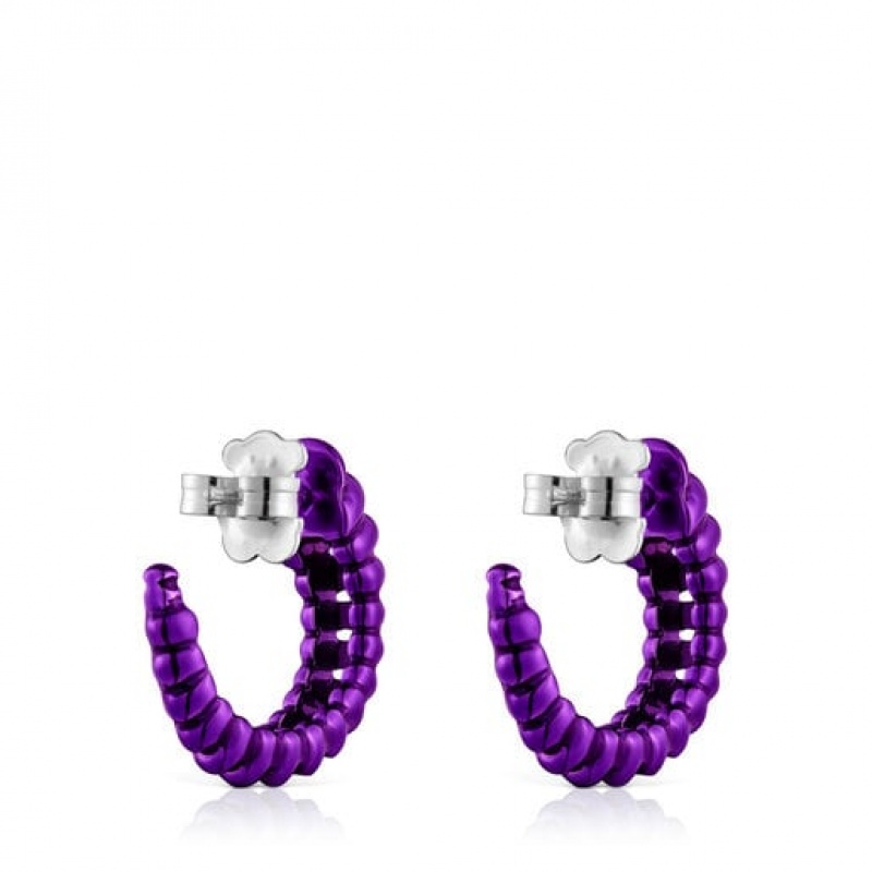 Tous Lilac Virtual Garden Ohrringe Lila | Österreich-NZKUAJ748