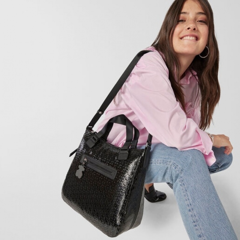 Tous Lindsay City Handtasche Schwarz | Österreich-XWLVUS719