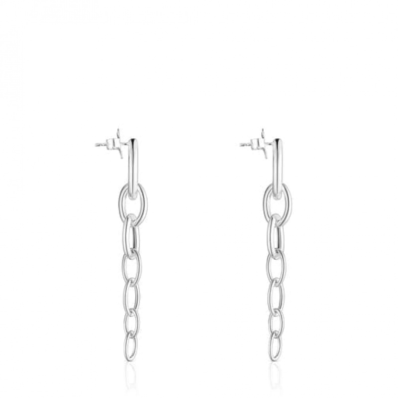 Tous Long Calin With Rings Ohrringe Silber | Österreich-VHYKPD976