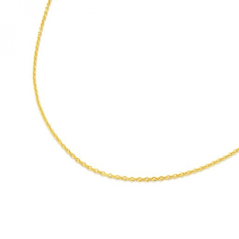 Tous Long Choker Kettenriemen Gold | Österreich-RUCHIJ208