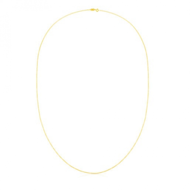 Tous Long Choker Kettenriemen Gold | Österreich-RUCHIJ208