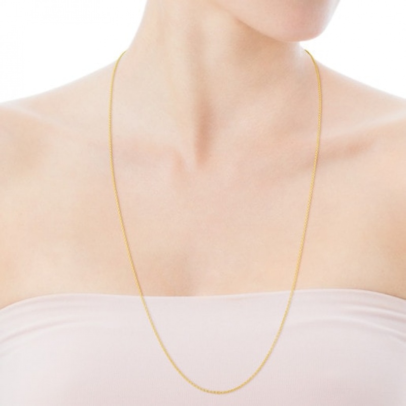Tous Long Choker Kettenriemen Gold | Österreich-RUCHIJ208