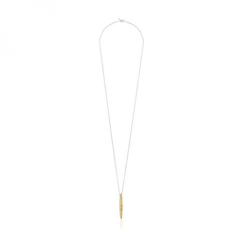 Tous Long Lure Halskette Gold Silber | Österreich-GULRHZ624