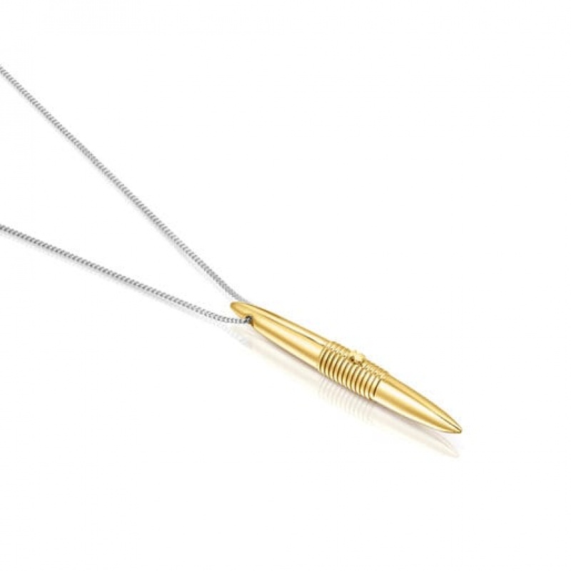 Tous Long Lure Halskette Gold Silber | Österreich-GULRHZ624