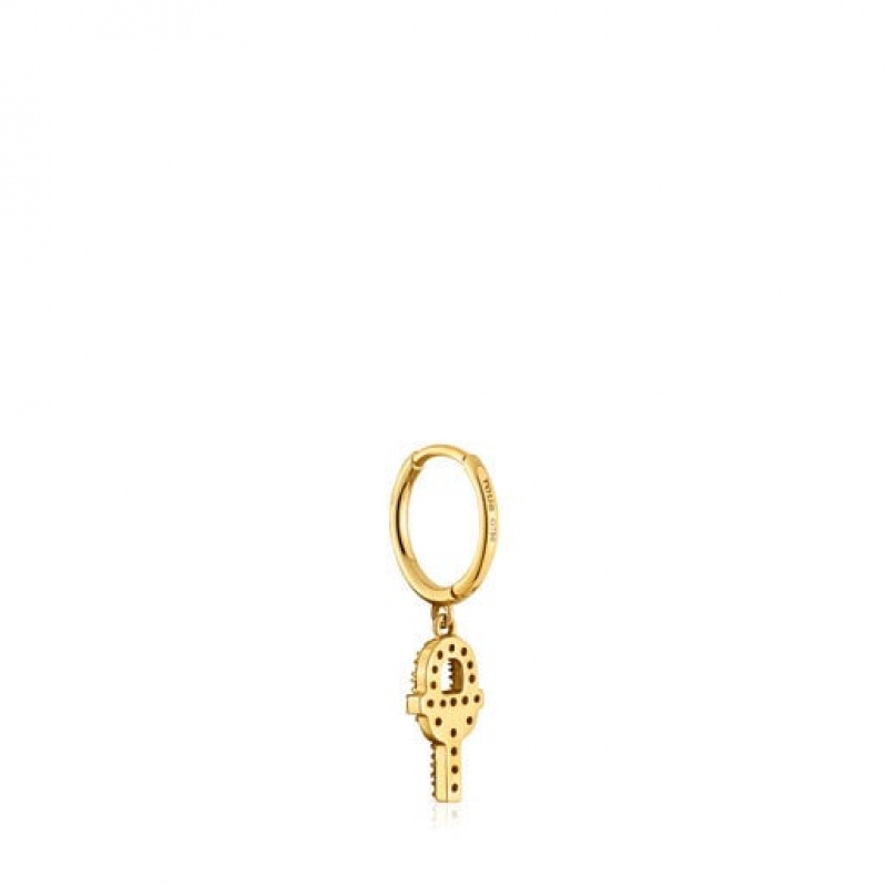 Tous Loose Manifesto With Gemstones Ohrringe Gold | Österreich-OTEBKJ468