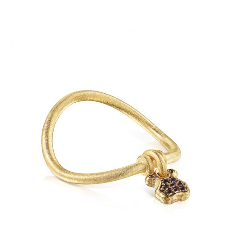 Tous Luah Bear With Quartz Ring Gold | Österreich-ZXQWAU972