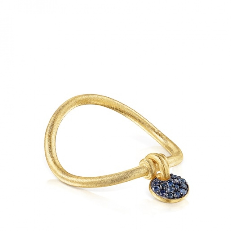 Tous Luah Luna With Sapphires Ring Gold | Österreich-CPKTSV213