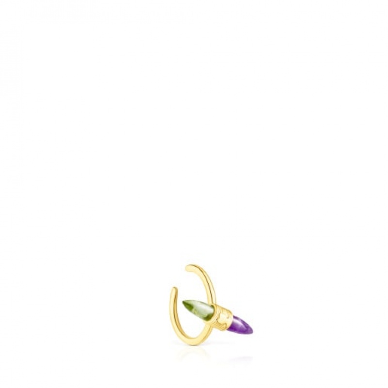 Tous Lure With Gemstones Ohrstulpe Gold | Österreich-OVICKM275