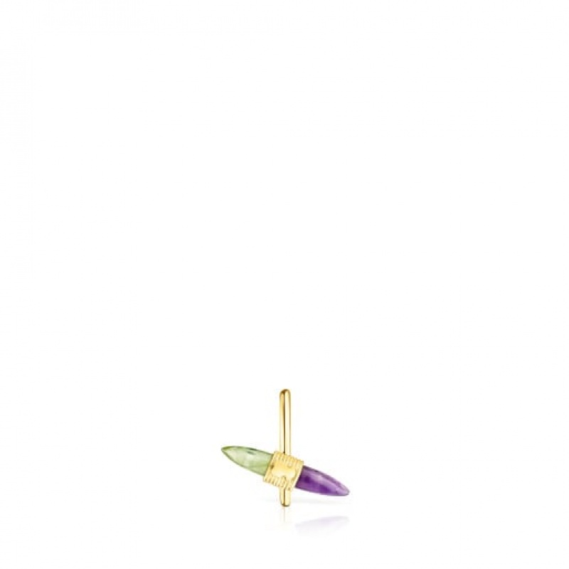 Tous Lure With Gemstones Ohrstulpe Gold | Österreich-OVICKM275