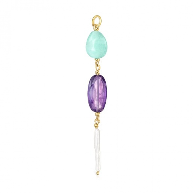 Tous Luz With Gemstones Anhänger Gold | Österreich-ETBLKY371