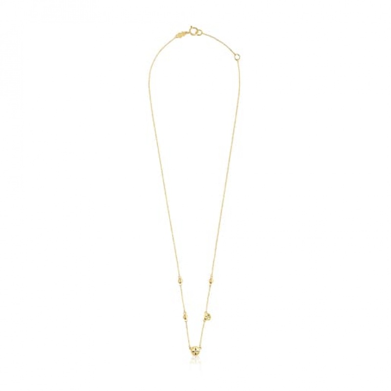 Tous Magic Nature Star With Diamonds Halskette Gold | Österreich-YLCBSN719