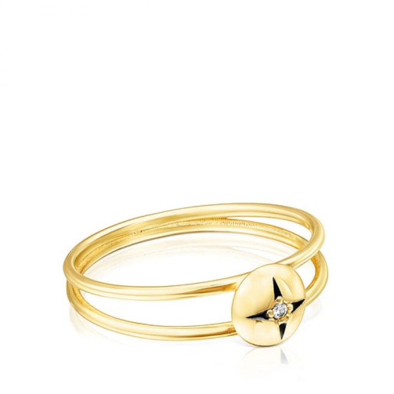 Tous Magic Nature Star With Diamonds Ring Gold | Österreich-VLOBJT814