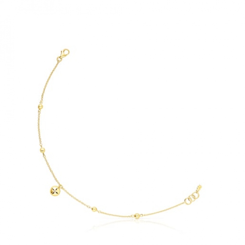 Tous Magic Nature With Diamonds Armband Gold | Österreich-XDKACS602