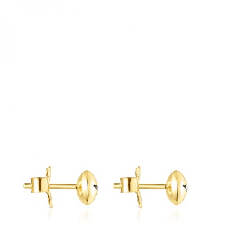 Tous Magic Nature With Diamonds Ohrringe Gold | Österreich-EIAKUN870
