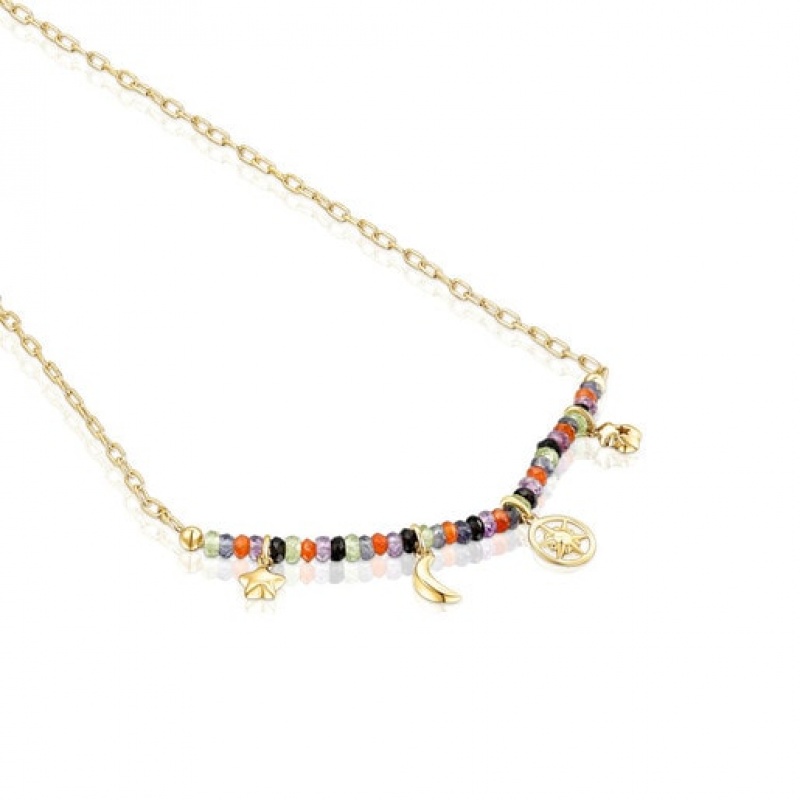 Tous Magic Nature With Four Charms Halskette Gold | Österreich-GCTOEF497