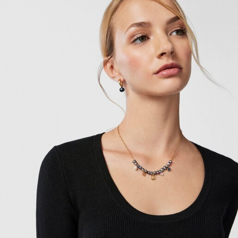 Tous Magic Nature With Gray Pearls Halskette Gold | Österreich-MSCFLG296