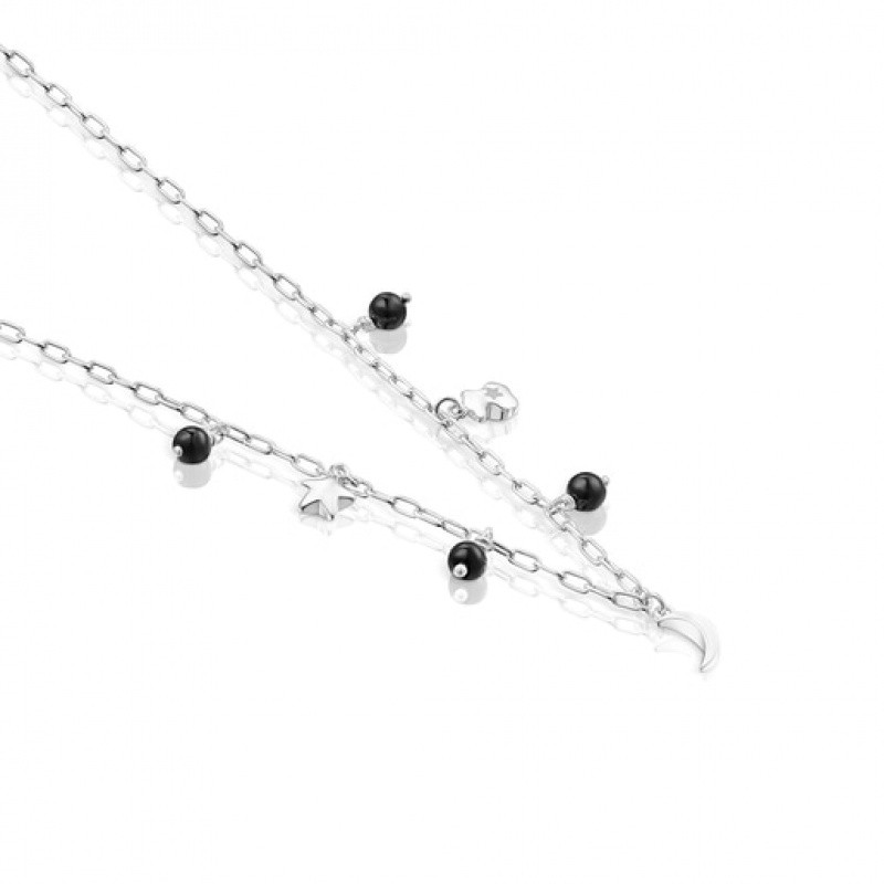 Tous Magic Nature With Onyx Halskette Silber | Österreich-UTSLNZ543