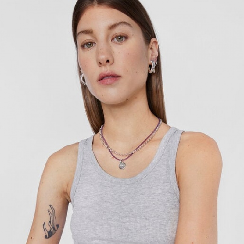 Tous Mama Medallion With Amethyst Anhänger Silber | Österreich-KUWREI328