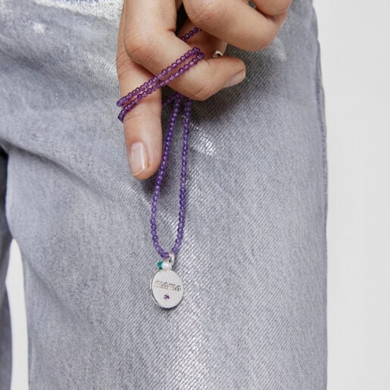 Tous Mama Medallion With Amethyst Anhänger Silber | Österreich-KUWREI328