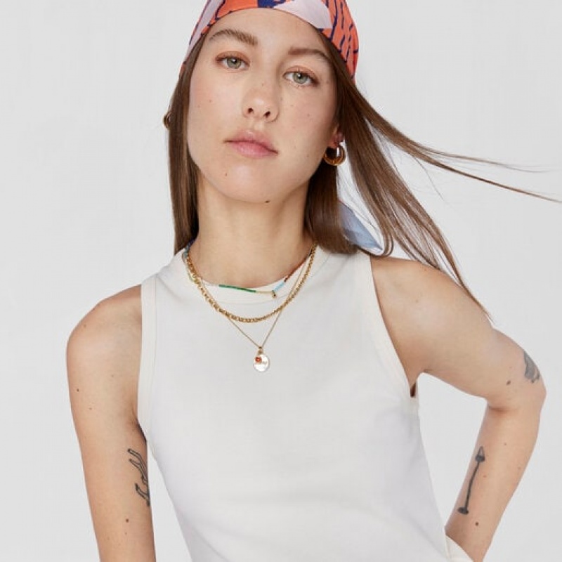 Tous Mama Reversible Medallion With Mother-of-pearl Anhänger Gold | Österreich-EMFGVP581
