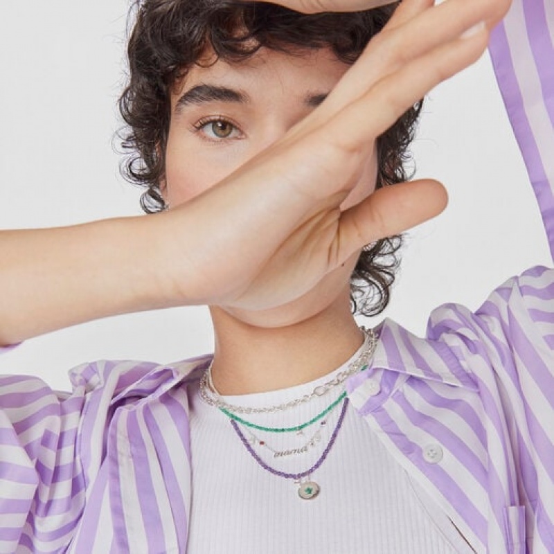 Tous Mama With Cultured Pearls Halskette Silber | Österreich-YZOGRP762