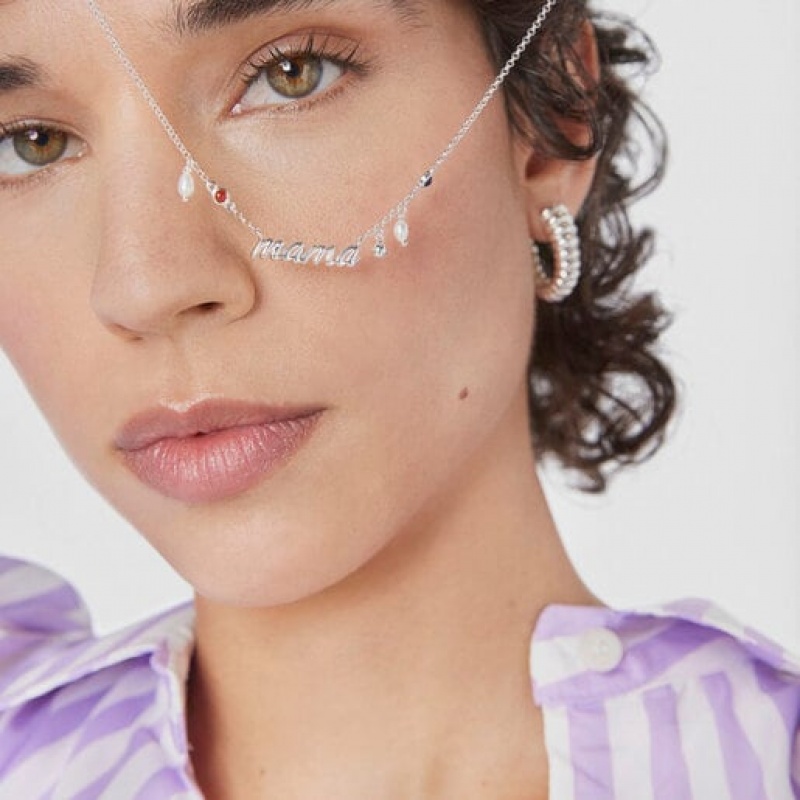 Tous Mama With Cultured Pearls Halskette Silber | Österreich-YZOGRP762