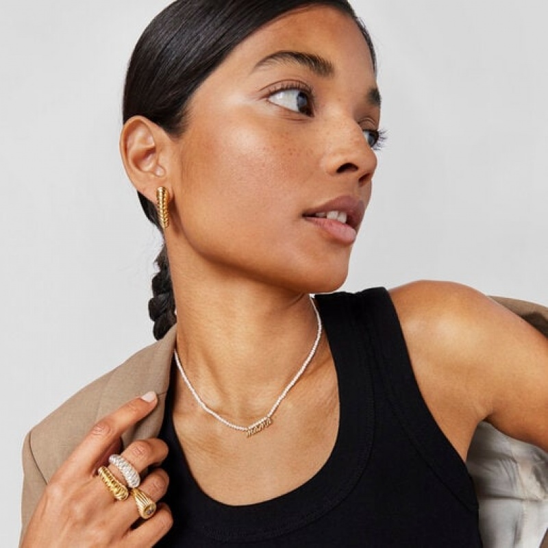 Tous Mama With Cultured Pearls Mama Halskette Gold | Österreich-UIBEMO350