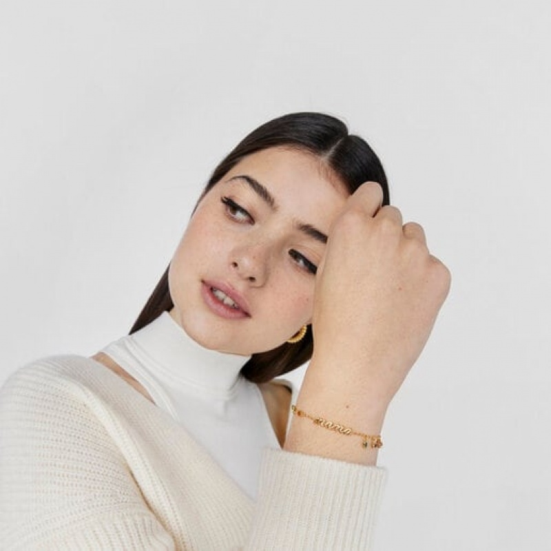 Tous Mama With Gemstones Mama Armband Gold | Österreich-WYZANH625