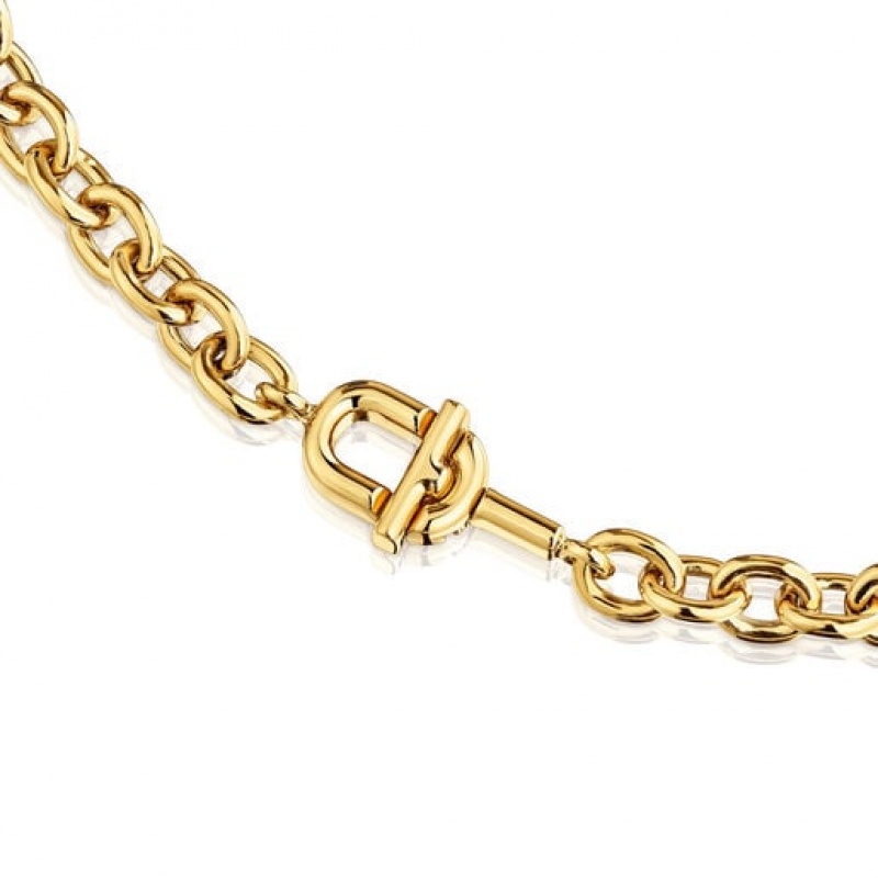 Tous Manifesto Choker With Kettenriemen Gold | Österreich-RKTUIL278