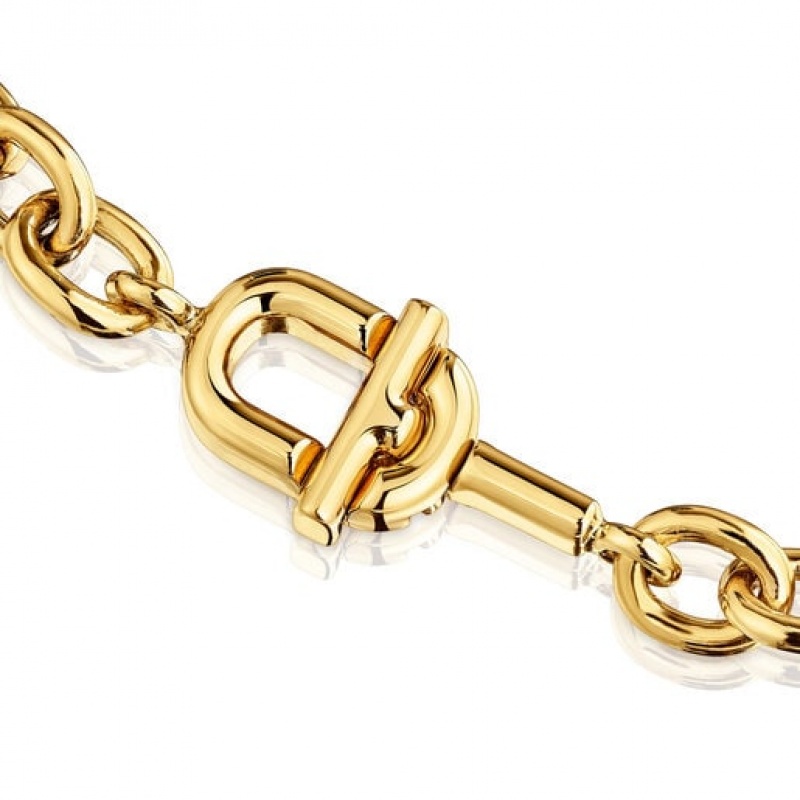 Tous Manifesto Choker With Kettenriemen Gold | Österreich-RKTUIL278