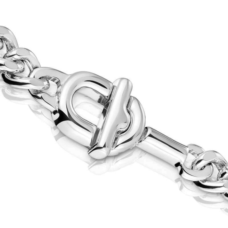 Tous Manifesto Curb Choker Kettenriemen Silber | Österreich-KQIBHO921