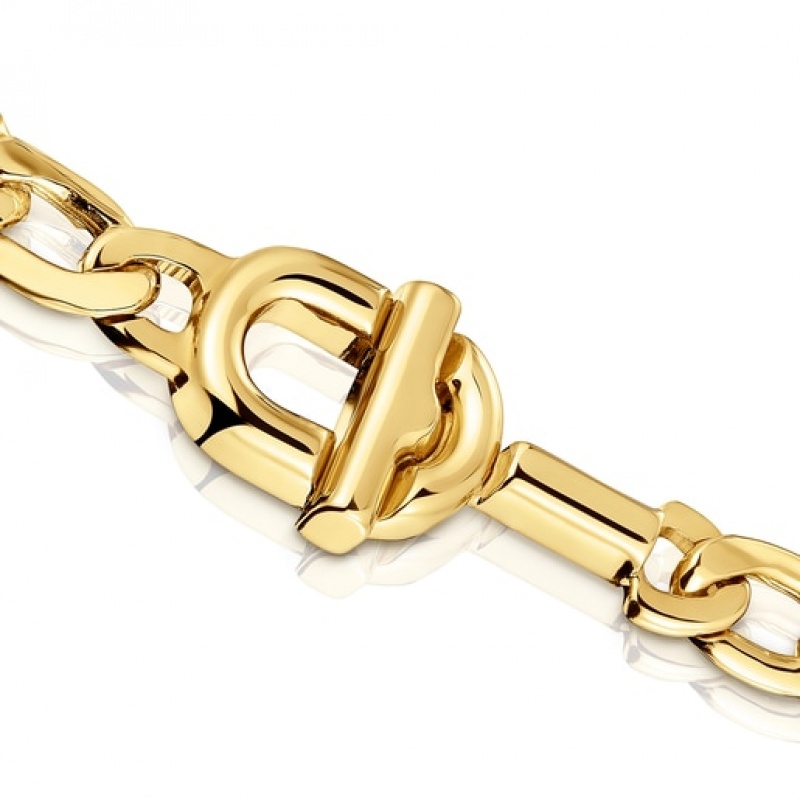 Tous Manifesto Curb Choker With Kettenriemen Gold | Österreich-LXAKSJ154