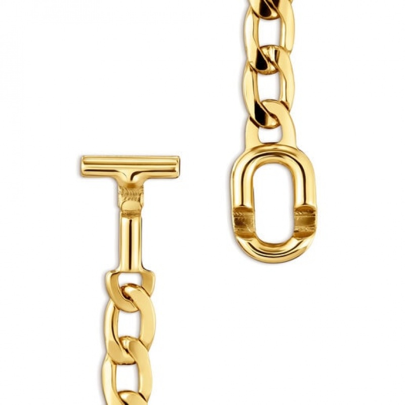 Tous Manifesto Curb Choker With Kettenriemen Gold | Österreich-LXAKSJ154