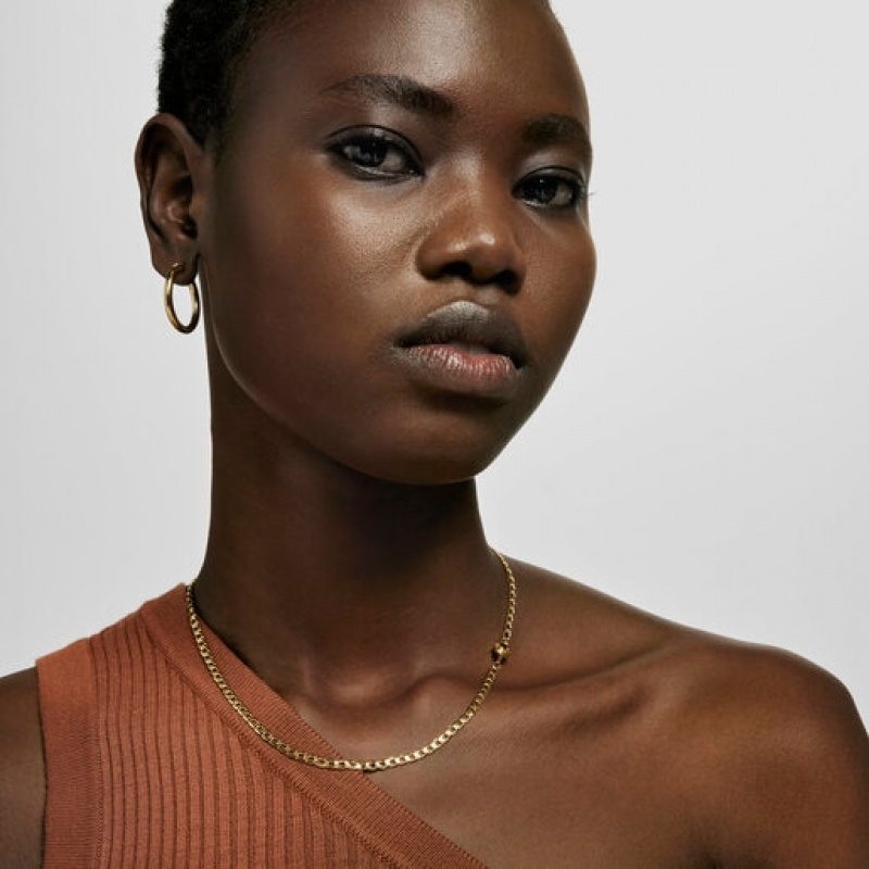 Tous Manifesto Curb Choker With Kettenriemen Gold | Österreich-LXAKSJ154