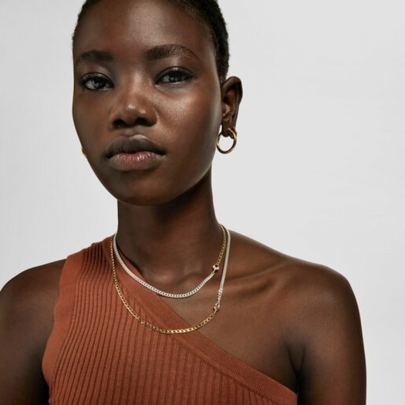 Tous Manifesto Curb Choker With Kettenriemen Gold | Österreich-LXAKSJ154