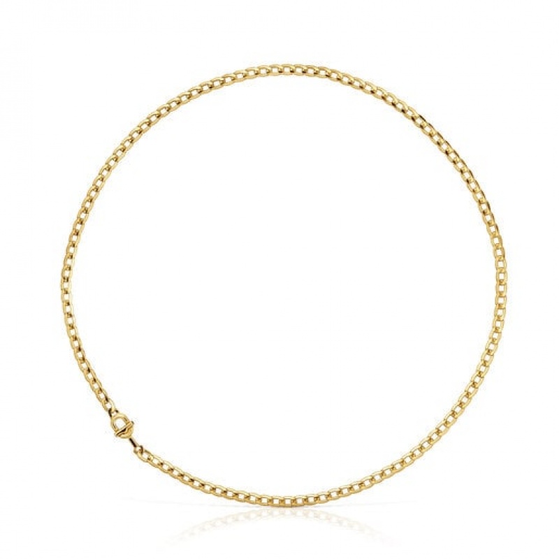 Tous Manifesto Curb Choker With Kettenriemen Gold | Österreich-LXAKSJ154