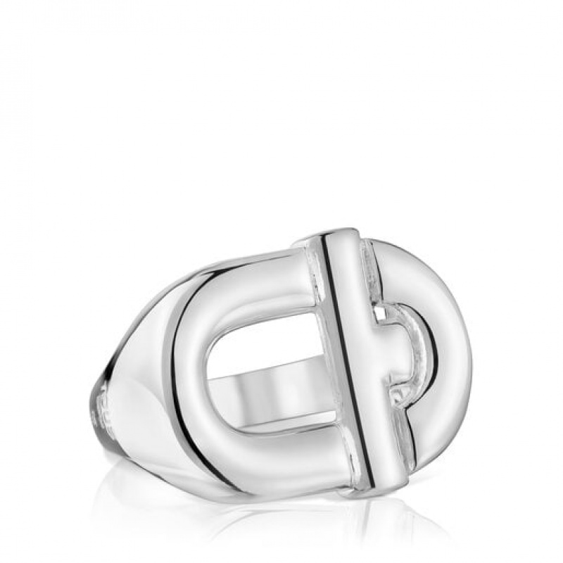 Tous Manifesto Man Signet Ring Silber | Österreich-ZVQSRO895