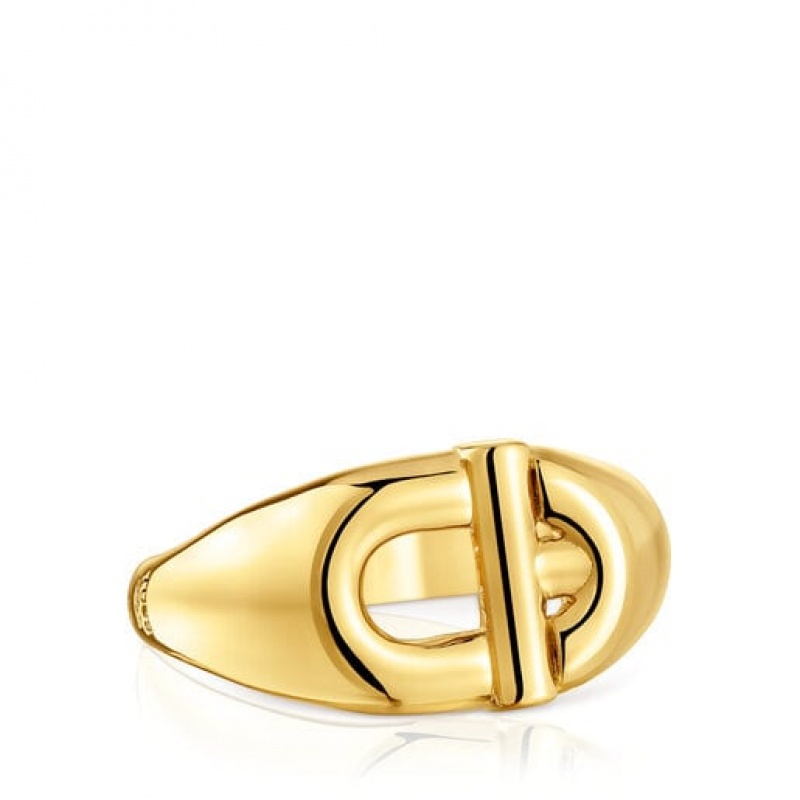 Tous Manifesto Signet With Ring Gold | Österreich-PTJXDN365