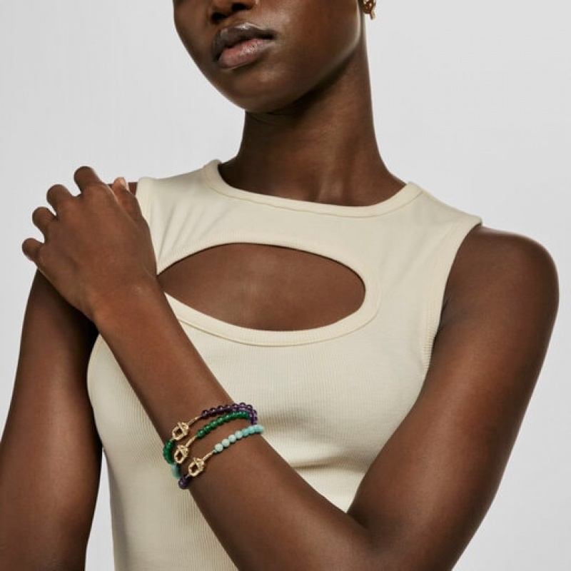 Tous Manifesto With Amazonite Armband Gold Türkis | Österreich-UHXDAZ061