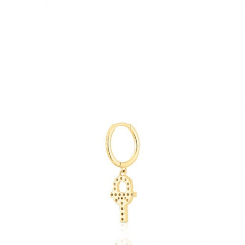 Tous Manifesto With Diamonds Ohrringe Gold | Österreich-FSCIPJ287